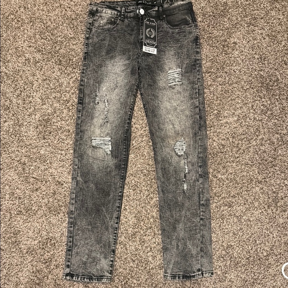 Ripped Denim Jeans